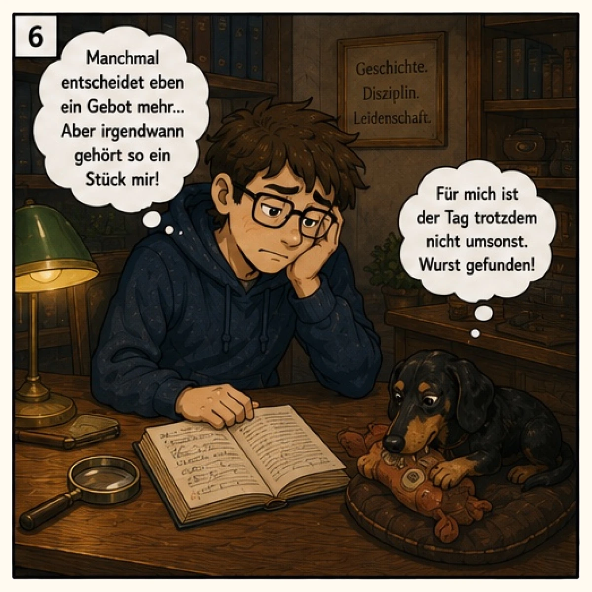 Preußenphilatelist möchte auf einer Auktion etwas ersteigern, eine andere Person erhält den Zuschlag. - Bild 6